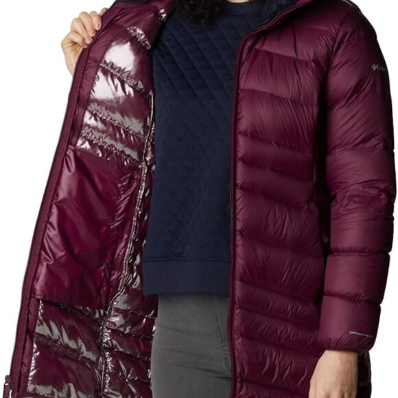 Columbia Autumn Park Down Mid Jacket in Marionberry - Picture 2 of 14
